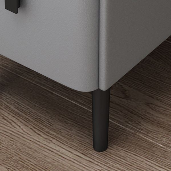 Modern Stone Top Night Table with Drawers 4 Legs Leather Nightstand Clearhalo 'Bedroom Furniture' 'furn' 'furn_night_stand' 'Furniture' 'night_stand' 'Nightstands' 1200x1200_6c57948d-5a81-4048-bf47-6589921f02c0