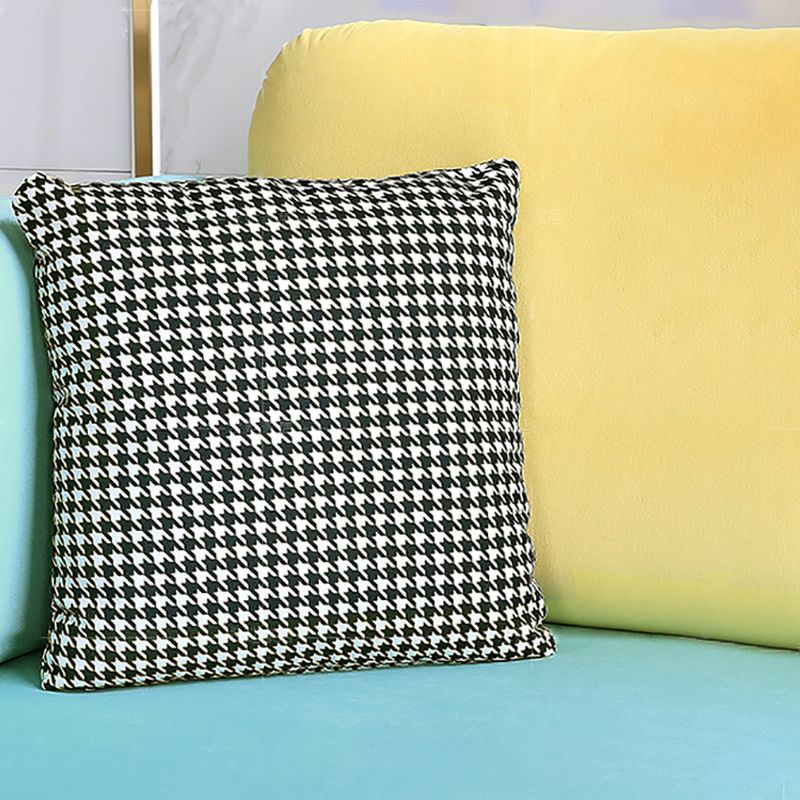 36" High Modern Velvet Square Arm Sofa with 2 Pillows Standard Sofa for Living Room Clearhalo 'furn' 'furn_sofas' 'Furniture' 'furniture_sofas' 'kitchen' 'kitchen_sofas' 'Living Room Furniture' 'Sofa' 'sofas' 1200x1200_6c587627-dd97-46ba-b036-2a92f96d89c6