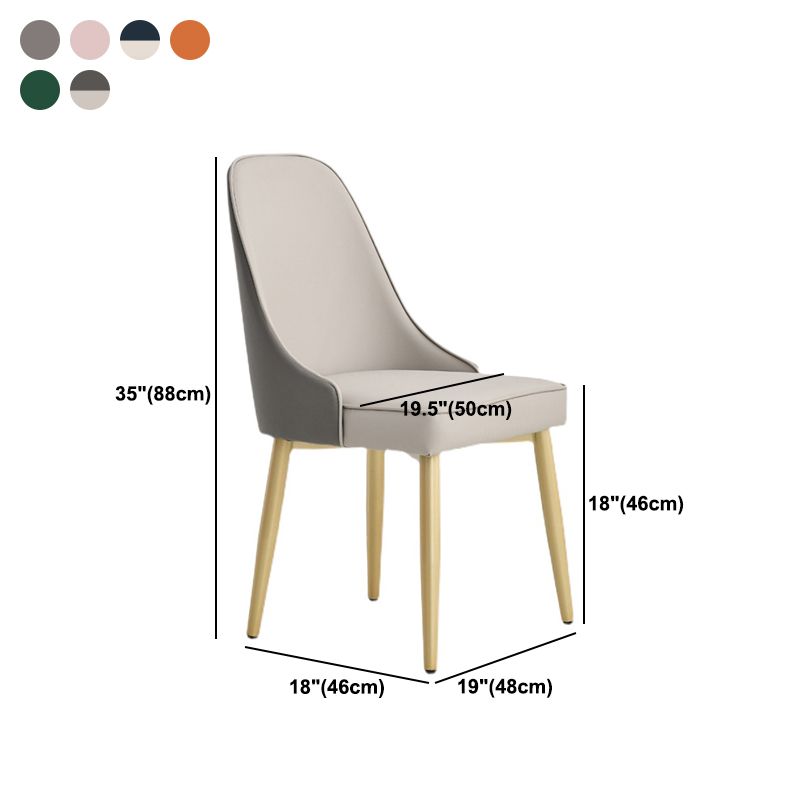 Nordic Armless Side Dining Chairs Entryway Dining Room Chairs Clearhalo 'Dining Chairs' 'Dining Tables & Seating' 'dining_chair' 'furn' 'furn_dining_chair' 'Furniture' 'furniture_dining_chair' 'Kitchen & Dining Furniture' 1200x1200_6c5a2133-d1dd-4b15-b305-6e1b5f1176e3