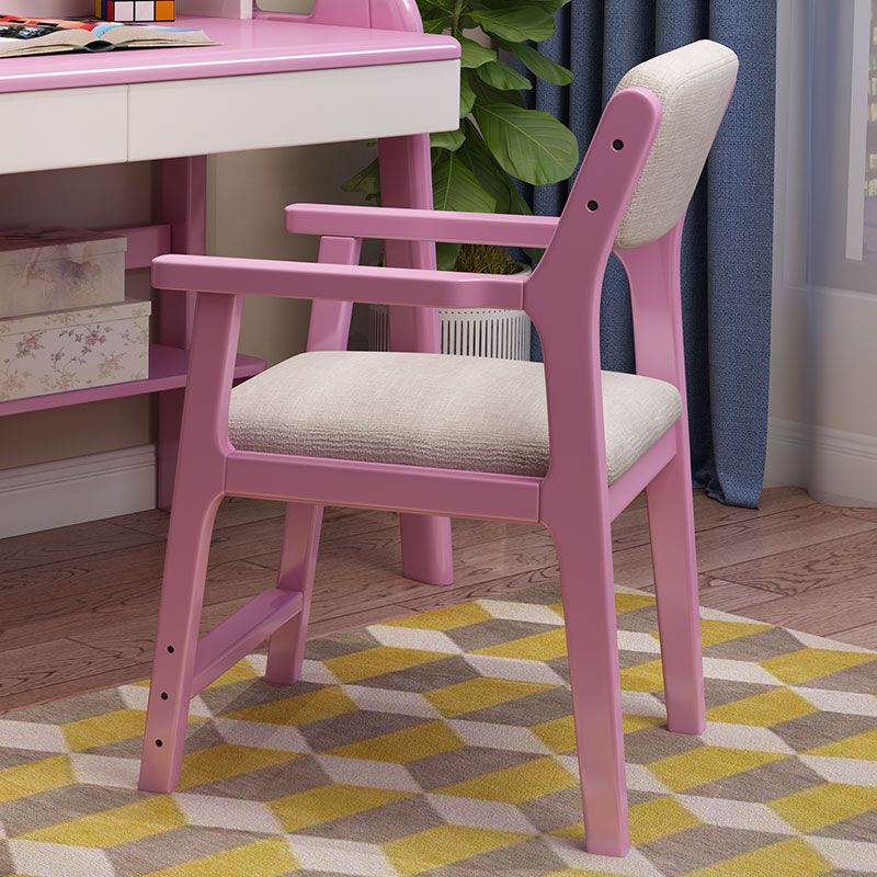 Contemporary Solid Wood Dining Arm Chair Open Back Single Dining Side Chair for Home Use Clearhalo ' kitchen&dining_furn' 'Dining Chairs' 'Dining Tables & Seating' 'dining_chair' 'furn' 'furn_dining_chair' 'Furniture' 'furniture_dining_chair' 'Kitchen & Dining Furniture' 'kitchen' 1200x1200_6c5a22eb-8502-4002-a09a-a78479875eda