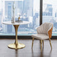 Round Tulip Base Home Furniture Traditional Luxury Stone Dining Room Collection Clearhalo ' dining_table' 'Dining Tables & Seating' 'Dining Tables' 'furn' 'furn_dining_table' 'Furniture' 'furniture_dining_table' 'Kitchen & Dining Furniture' 'kitchen&dining_furn' 'kitchen' 'kitchen_dining_table' 1200x1200_6c5d6d49-fbb2-4c0f-9e85-d77284fdd7b7