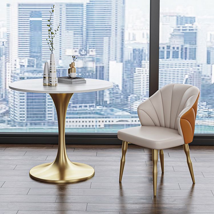Round Tulip Base Home Furniture Traditional Luxury Stone Dining Room Collection Clearhalo ' dining_table' 'Dining Tables & Seating' 'Dining Tables' 'furn' 'furn_dining_table' 'Furniture' 'furniture_dining_table' 'Kitchen & Dining Furniture' 'kitchen&dining_furn' 'kitchen' 'kitchen_dining_table' 1200x1200_6c5d6d49-fbb2-4c0f-9e85-d77284fdd7b7