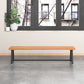 11.7-inch W Modern Entryway Bench Solid Wood Rectangle Seating Bench Clearhalo 'Benches' 'Chairs & Seating' 'furn' 'furn_benches' 'Furniture' 'Living Room Furniture' 1200x1200_6c5f9430-18b6-477e-b6da-fca9b8d02965