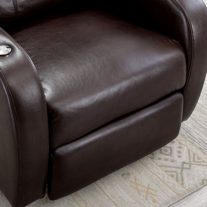 Tasche laterali di poltrona standard contemporanea in metallo a colori solidi interni