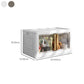 Contemporary Hinged Wardrobe Armoire Plastic Wardrobe Closet