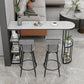 Contemporary Bar Dining Table Indoor Bar Height Pub Table with Shelves Clearhalo 'Bar Furniture' 'Bar Tables' 'bar_tables' 'Furniture' 'furniture_bar_tables' 'Kitchen & Dining Furniture' 'kitchen&dining_furn' 'kitchen' 1200x1200_6c605a89-6b48-4cfc-aba4-3657ee9c2adc
