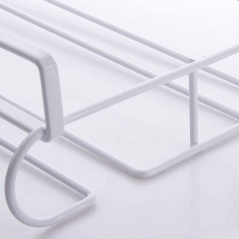 Porte-verre en verre en métal contemporain et stemware suspendu en verre de vin suspendu pour cuisine