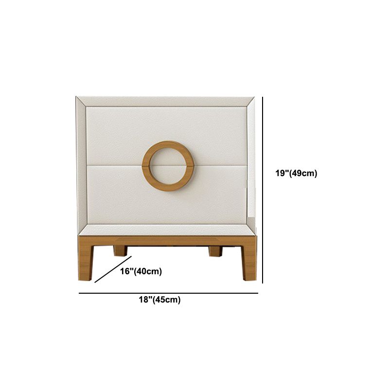 Table table de chevet de table en bois d'ingénierie avec tiroir