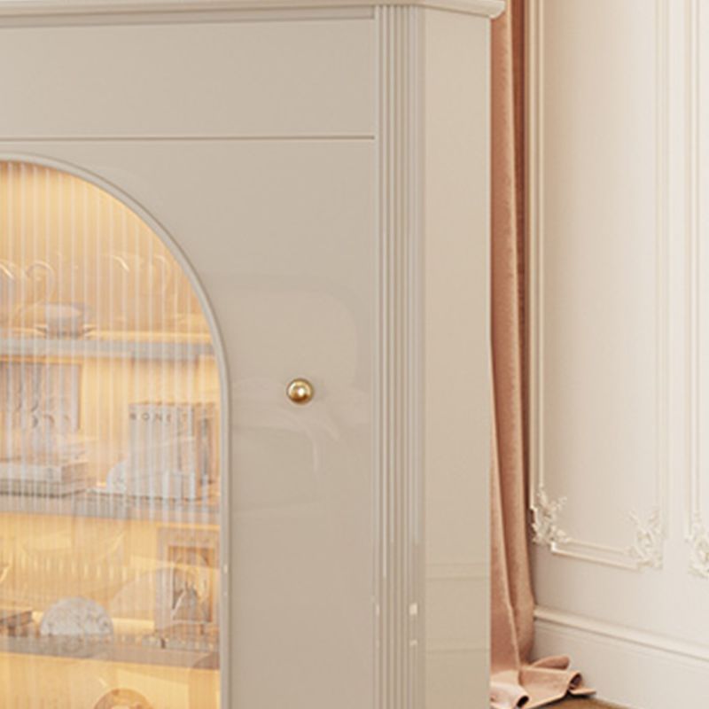 Aparador de piedra buffet de comedor de estilo glamorante con gabinete para el hogar