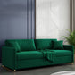 31.49" Wide Velvet Sleeper Sofa Glam Foldable Sofa Bed with Cushion Back