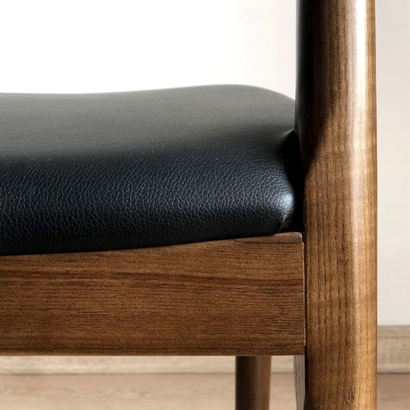 Contemporary Wood Dining Armless Chairs Open Back Dining Side Chair (Set of 2) Clearhalo ' kitchen&dining_furn' 'Dining Chairs' 'Dining Tables & Seating' 'dining_chair' 'furn' 'furn_dining_chair' 'Furniture' 'furniture_dining_chair' 'Kitchen & Dining Furniture' 'kitchen' 1200x1200_6c656c76-0e8b-475d-9590-7db42c723fc3