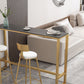 Modern Bar Table Stone Top 42-inch Height Pub Table for Dining Room Clearhalo 'Bar Furniture' 'Bar Tables' 'bar_tables' 'furn' 'furn_bar_tables' 'Furniture' 'furniture_bar_tables' 'Kitchen & Dining Furniture' 1200x1200_6c6634d9-4d7a-4b9c-b0e5-b601ca7edcf7