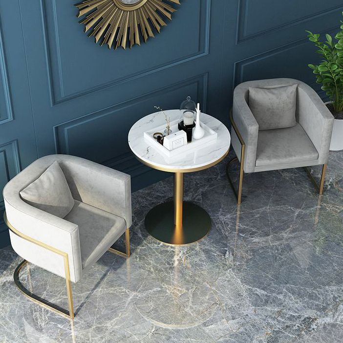 Contemporary Style Upholstered Armless Dining Chairs Solid Back Chairs for Home Clearhalo ' kitchen&dining_furn' 'Dining Chairs' 'Dining Tables & Seating' 'dining_chair' 'furn' 'furn_dining_chair' 'Furniture' 'furniture_dining_chair' 'Kitchen & Dining Furniture' 'kitchen' 1200x1200_6c67a813-9a16-46af-a8ae-fa2e2a7b591e