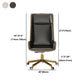 Executive Swivel Office Chair Modern High Back Desk Chair with Armless Clearhalo 'furn' 'furn_office_chair' 'Furniture' 'Office Chairs' 'Office Furniture' 'office_chair' 1200x1200_6c67c3d2-0b77-4eaa-bb88-bb600e8b0fdc
