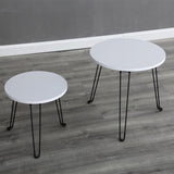 8.6"/12.9"/16.5" Tall Modern 3 Leg Ironcraft Wood Round Top Coffee Table Clearhalo 'Coffee & Accent Tables' 'Coffee Tables' 'coffee_tables' 'furn' 'furn_coffee_tables' 'Furniture' 'furniture_coffee_tables' 'Living Room Furniture' 1200x1200_6c68dbd0-f832-44d1-978e-40acd0166add