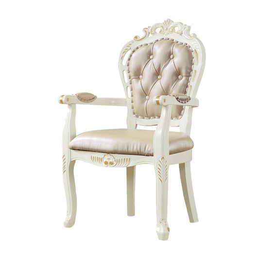 Victorian Dining Armchair Upholstered Arm Chairs with Wood Legs (Set of 2) Clearhalo ' kitchen&dining_furn' 'Dining Chairs' 'Dining Tables & Seating' 'dining_chair' 'furn' 'furn_dining_chair' 'Furniture' 'furniture_dining_chair' 'Kitchen & Dining Furniture' 'kitchen' 1200x1200_6c6bb82f-5c3f-47cf-8d36-30c1d93a5500