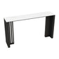 Rectangle Living Room Patio Bar Table Double pedestal White Marble Counter Table Clearhalo 'Bar Furniture' 'Bar Tables' 'bar_tables' 'furn' 'furn_bar_tables' 'Furniture' 'furniture_bar_tables' 'Kitchen & Dining Furniture' 'kitchen&dining_furn' 'kitchen' 1200x1200_6c6c9498-de8c-4bd5-ae68-7841d99d0d33