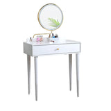 Tocador contemporáneo dormitorio de cerezo espejo iluminado tocador de maquillaje de pie