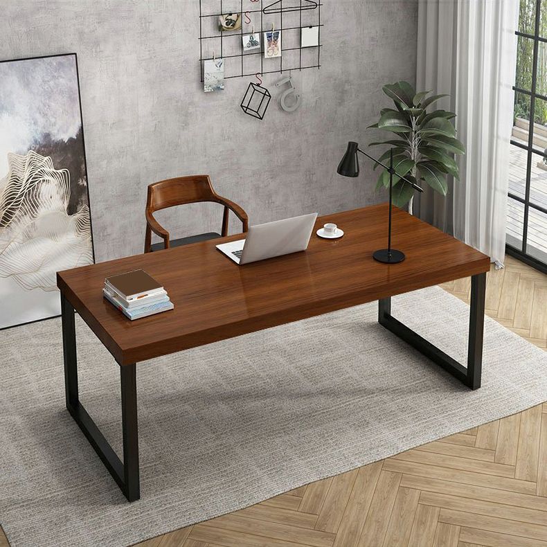 Solid Wood Writing Desk Sled Base Rectangular Office Desk , 29.53" Tall Clearhalo 'furn' 'furn_office_desk' 'Furniture' 'Office Desks' 'Office Furniture' 'office_desk' 1200x1200_6c6f9129-72db-44c2-94d6-83c7ed9e1d02