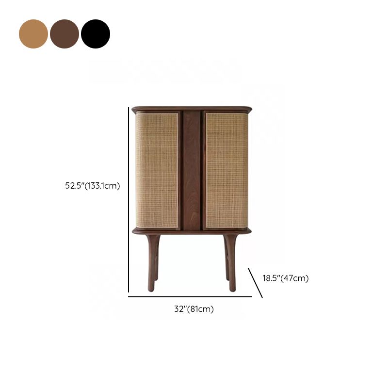 Rectangle Storage Cabinet Solid Wood Standard Cabinet with Doors Clearhalo 'Cabinets & Chests' 'cabinets_chests' 'furn' 'furn_cabinets_chests' 'Furniture' 'Living Room Furniture' 1200x1200_6c712bdd-2258-4547-8a0c-9f10b9154d30