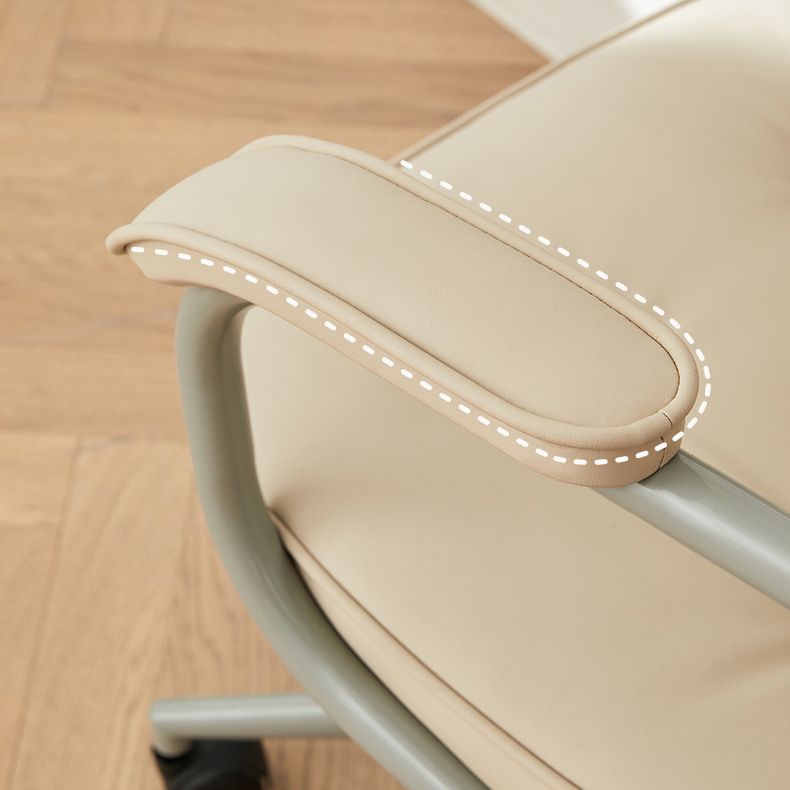 Modern Padded Arms Office Chair Tilt Mechanism Leather No Distressing Ergonomic Chair Clearhalo 'furn' 'furn_office_chair' 'Furniture' 'Office Chairs' 'Office Furniture' 'office_chair' 1200x1200_6c723198-4586-4f09-8e3a-eed040e0e937