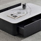 Square Square Block Base Design Slate Plate Table Plate with Drawer Coffee Table Clearhalo 'Coffee & Accent Tables' 'Coffee Tables' 'coffee_tables' 'furn' 'furn_coffee_tables' 'Furniture' 'Living Room Furniture' 1200x1200_6c73ec1c-3102-4d41-ab33-0c9ed27579fe