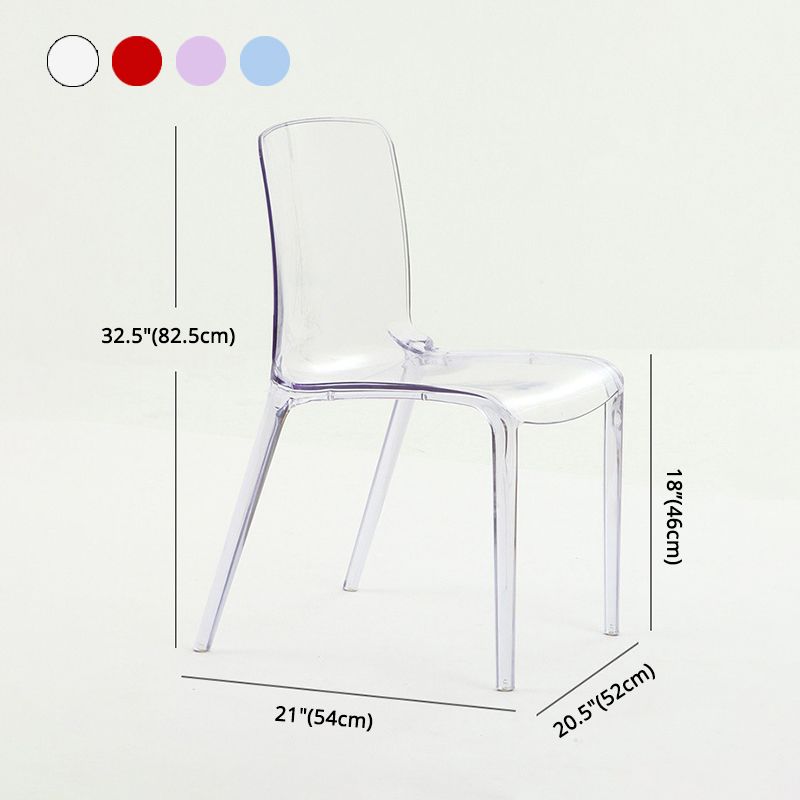 Scandinavian Style Plastic Chair Set Solid Back Side Kitchen Dining Chairs Clearhalo ' kitchen&dining_furn' 'Dining Chairs' 'Dining Tables & Seating' 'dining_chair' 'furn' 'furn_dining_chair' 'Furniture' 'furniture_dining_chair' 'Kitchen & Dining Furniture' 'kitchen' 1200x1200_6c754f8b-c3a7-49f5-bda4-910fd4f93f8d
