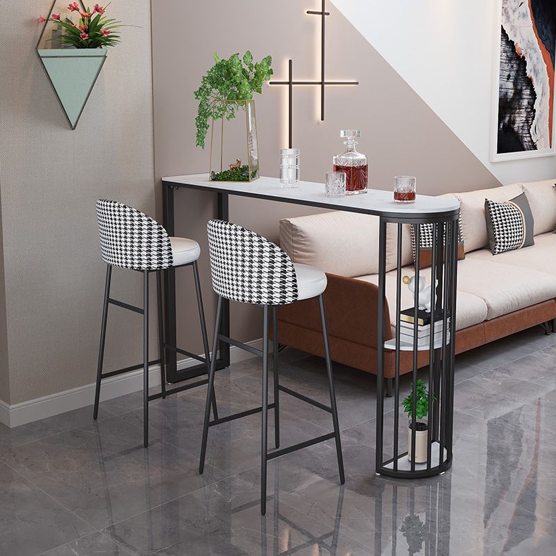 Living Room Stone Bistro Bar Desk Storage White Bistro Bar Height Cocktail Table