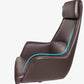 Fauteuil de direction à dossier haut, chaise de direction ergonomique contemporaine