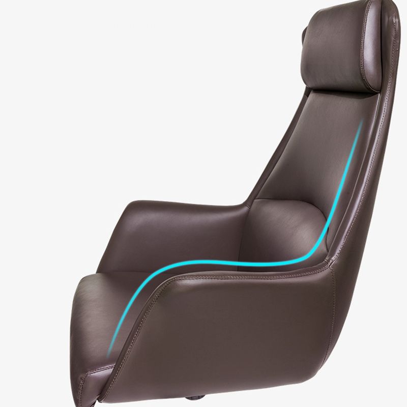 Fauteuil de direction à dossier haut, chaise de direction ergonomique contemporaine