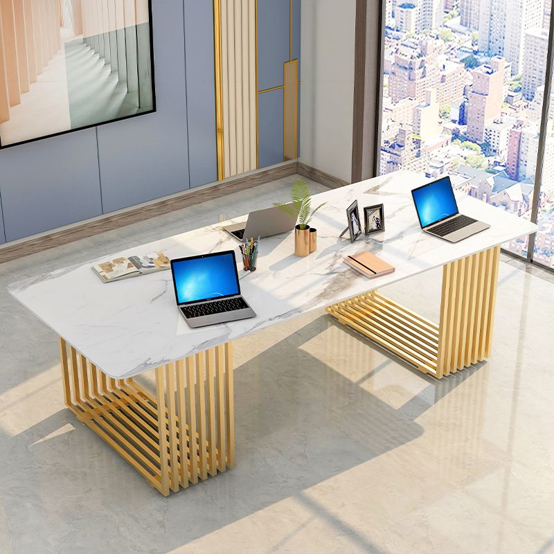 Curved Meeting Table Office Artificial Marble Luxury Writing Desk Clearhalo 'furn' 'furn_office_desk' 'Furniture' 'Office Desks' 'Office Furniture' 'office_desk' 1200x1200_6c797255-3c00-4c89-96aa-95195e96071c