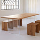 Double Pedestal Dining Table Simple Style Pine Solid Wood Dining Site Table Clearhalo ' dining_table' 'Dining Tables & Seating' 'Dining Tables' 'furn' 'furn_dining_table' 'Furniture' 'furniture_dining_table' 'Kitchen & Dining Furniture' 'kitchen&dining_furn' 'kitchen' 'kitchen_dining_table' 1200x1200_6c79c43e-57b5-4e07-a434-4465e717db8c