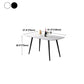 Rectangle Stone Dining Table Modern Dining Table with 4 Black Legs Clearhalo 'Dining Tables & Seating' 'Dining Tables' 'dining_table' 'furn' 'furn_dining_table' 'Furniture' 'furniture_dining_table' 'Kitchen & Dining Furniture' 1200x1200_6c7a005f-55ba-469f-8787-372df7d0aabe