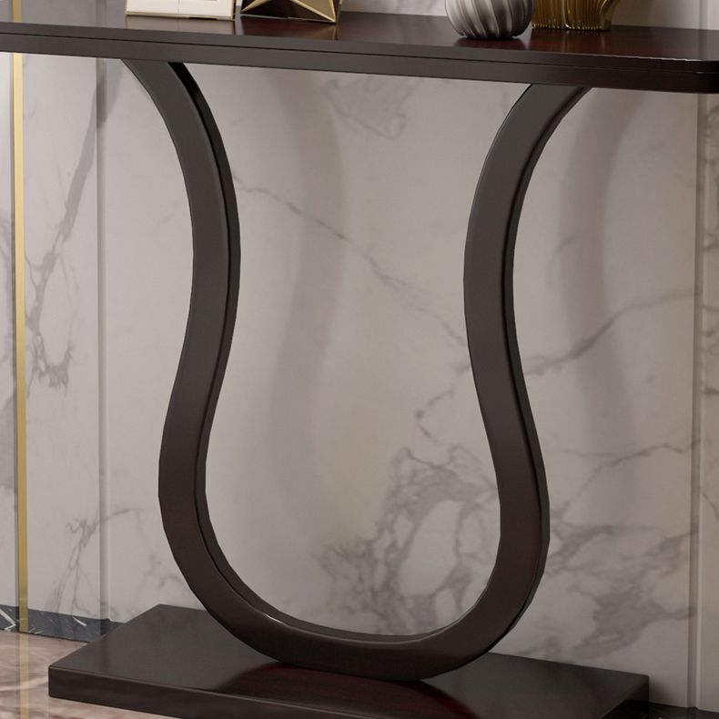 33,46 "Console alta Tabella 1 tavolo accento in legno massiccio per sala