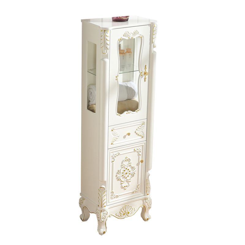 Modern Standard Accent Cabinet White Solid Wood Cabinet with Doors Clearhalo 'Cabinets & Chests' 'cabinets_chests' 'furn' 'furn_cabinets_chests' 'Furniture' 'Living Room Furniture' 1200x1200_6c7c39fa-0018-44ff-8c73-8826d8839933