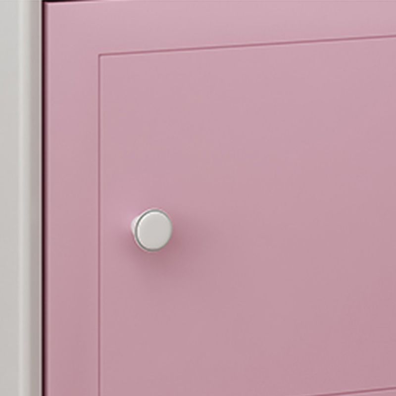 Modern massief houten bed nachtkastje