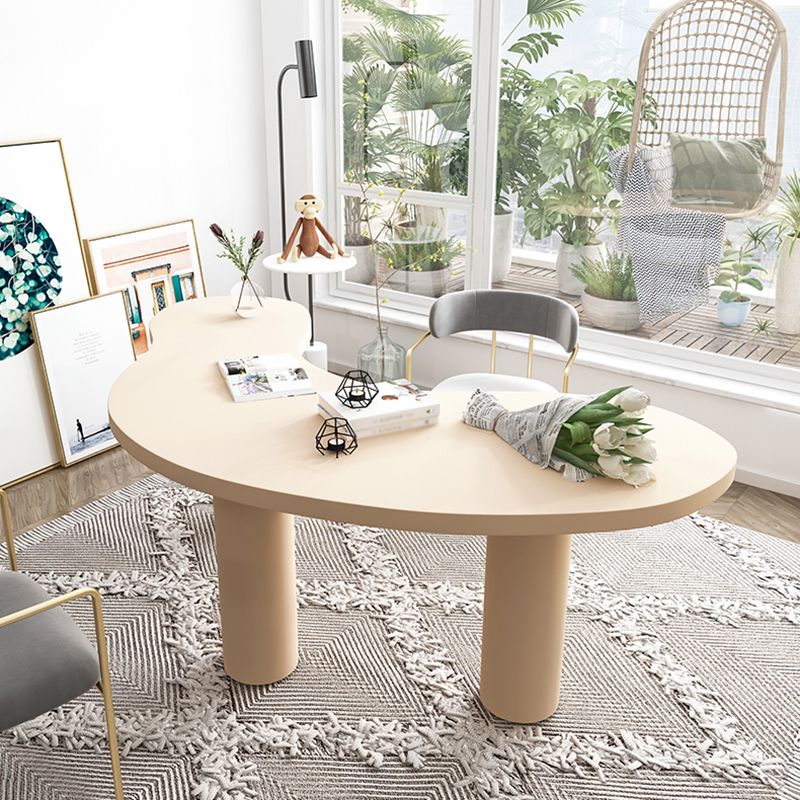 Mesa de trabajo de madera sólida de la oficina de oficina gratuita escritorio de escritura industrial