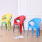 Modern Style Arm Chair Plastic Indoor Stackable Dining Chair Clearhalo 'Dining Chairs' 'Dining Tables & Seating' 'dining_chair' 'furn' 'furn_dining_chair' 'Furniture' 'furniture_dining_chair' 'Kitchen & Dining Furniture' 1200x1200_6c805d52-6205-4d1e-ad56-1fced73f9a3d