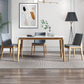 Sintered Stone White Tone Table Mid-Century Modern 4 Legs Table for Dining Room Clearhalo ' dining_table' 'Dining Tables & Seating' 'Dining Tables' 'furn' 'furn_dining_table' 'Furniture' 'furniture_dining_table' 'Kitchen & Dining Furniture' 'kitchen&dining_furn' 'kitchen' 'kitchen_dining_table' 1200x1200_6c81a9a0-b113-46ca-8f3e-821be60debff