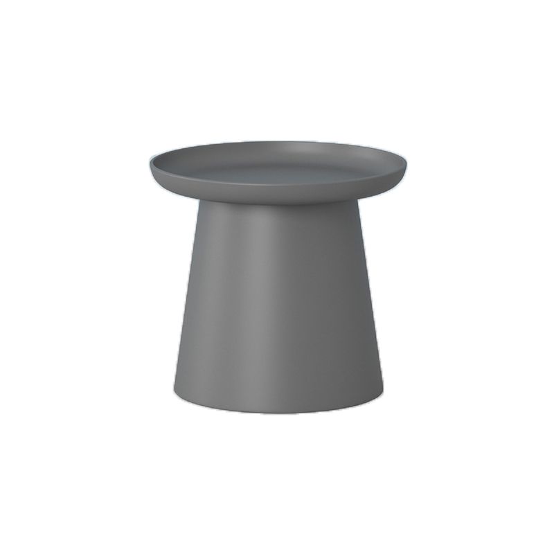 Tavolino moderno rotondo acrilico/legno con tavolino da caffè a base di un piede