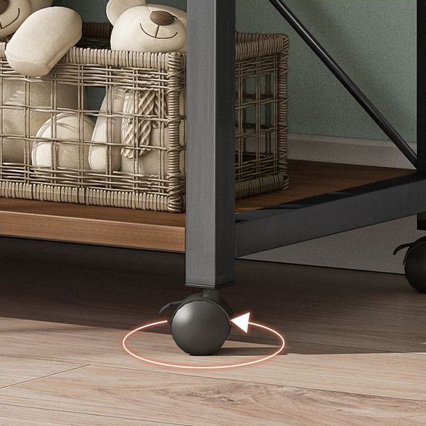 Industrial Open Etagere Bookshelf Steel Frame Manufactured Wood Shelf Bookshelf Clearhalo 'Bookcases' 'furn' 'furn_bookcases' 'Furniture' 'furniture_bookcases' 'kitchen' 'kitchen_bookcases' 'Living Room Furniture' 'Office Furniture' 1200x1200_6c855b63-7b96-43d3-8b04-4006986069ad