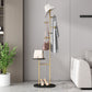 Contemporary Hall Tree Free Metal Coat Hooks Coat Rack with Storage Shelving Clearhalo 'Entry & Mudroom Furniture' 'furn' 'furn_hall_tree_coat_racks' 'Furniture' 'Hall Trees & Coat Racks' 'hall_tree_coat_racks' 1200x1200_6c87b1a8-84f0-4287-8cde-03bfa0cd976c