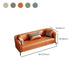 Modern Style Fabric Settee with Four Legs Apartment Sofa with Bolster Pillows Clearhalo 'furn' 'furn_sofas' 'Furniture' 'Living Room Furniture' 'Sofa' 'sofas' 1200x1200_6c87d13a-2ce9-4794-8c9f-df7adf514937