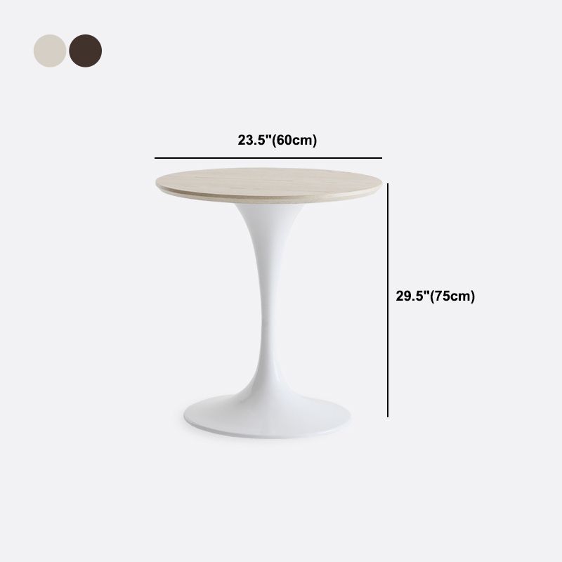 現代的なカジュアルダイニングテーブルラウンドトップディナーテーブルキッチンホーム