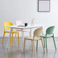 Stackable Armless Dining Chairs Plastic Open Back Side Chair (Set of 4) Clearhalo ' kitchen&dining_furn' 'Dining Chairs' 'Dining Tables & Seating' 'dining_chair' 'furn' 'furn_dining_chair' 'Furniture' 'furniture_dining_chair' 'Kitchen & Dining Furniture' 'kitchen' 1200x1200_6c8a3fde-6c93-437f-bb11-c28ec4dc38ae