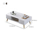 Modern Rectangle Wooden Coffee Table 4 Legs Cocktail Table with Storage Clearhalo 'Coffee & Accent Tables' 'Coffee Tables' 'coffee_tables' 'furn' 'furn_coffee_tables' 'Furniture' 'Living Room Furniture' 1200x1200_6c8d68e8-909a-4d27-b1f4-a455f0779edb