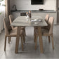 Rectangle 4 Legs Minimalist Table Three-Color Fixed Table of Sintered Stone Clearhalo ' dining_table' 'Dining Tables & Seating' 'Dining Tables' 'furn' 'furn_dining_table' 'Furniture' 'furniture_dining_table' 'Kitchen & Dining Furniture' 'kitchen&dining_furn' 'kitchen' 'kitchen_dining_table' 1200x1200_6c8da1c8-4822-4a57-9631-78fdc6274a28