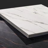 Table d'appoint à cadre moderne table de canapé rond avec rangement