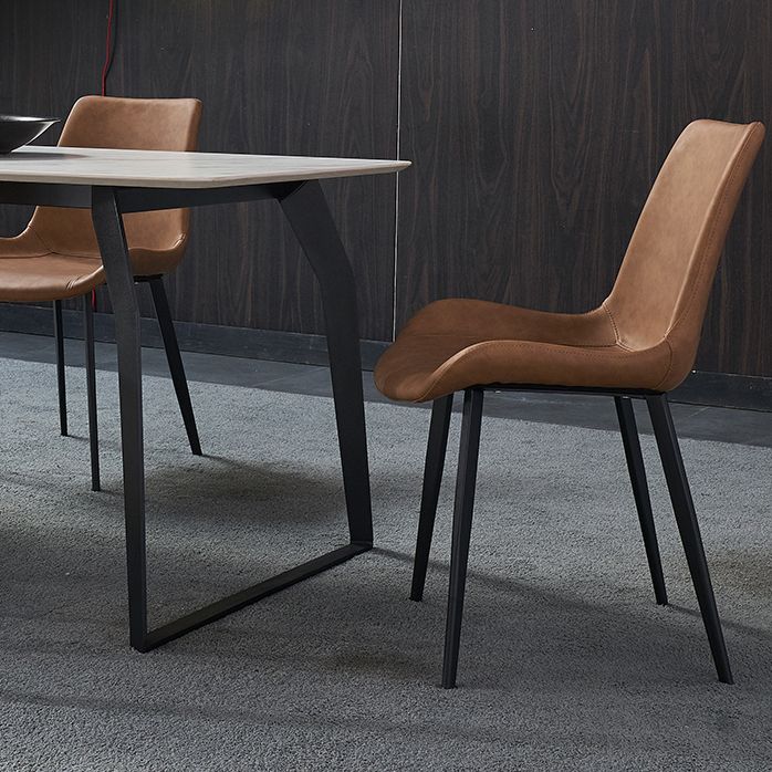 Modern 1/4/5/6/7 Pieces Furniture White Rectangle Sintered Stone Dining Room Set Clearhalo 'Dining Room Sets' 'Dining Tables & Seating' 'dining_room_set' 'furn' 'furn_dining_room_set' 'Furniture' 'furniture_dining_room_set' 'Kitchen & Dining Furniture' 'kitchen&dining_furn' 'kitchen' 1200x1200_6c944e7d-0bf1-44bf-93d5-e1dd838f19e3