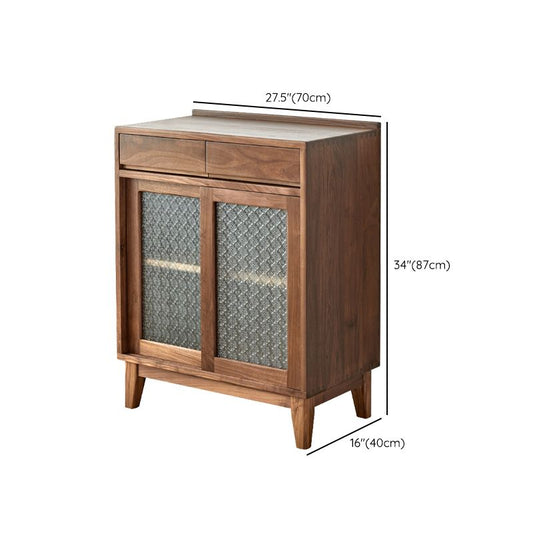 Pine Solid Wood Buffet Server with Drawers Modern Dining Server Clearhalo 'buffet_sideboard' 'Buffets & Sideboards' 'furn' 'furn_buffet_sideboard' 'Furniture' 'Kitchen & Dining Furniture' 1200x1200_6c9569e1-39ec-4803-8d3f-fc4268ecc6a9